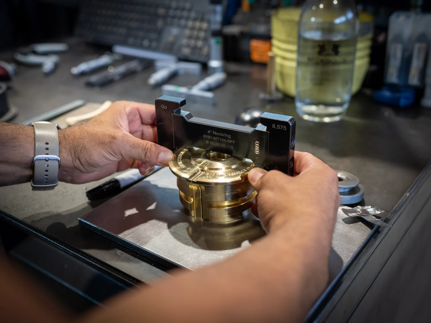 Dimensional control and metrology at Neckmolde